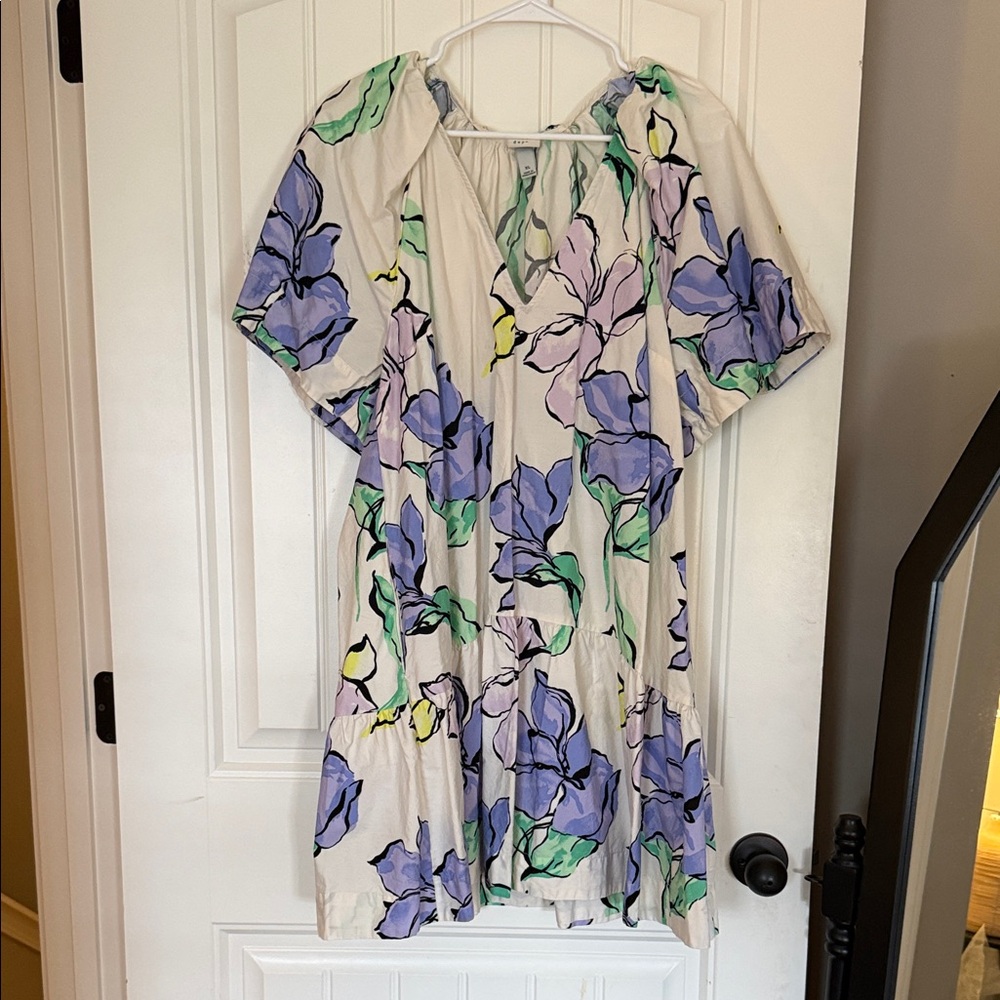 A New Day Floral Mini Dress XL